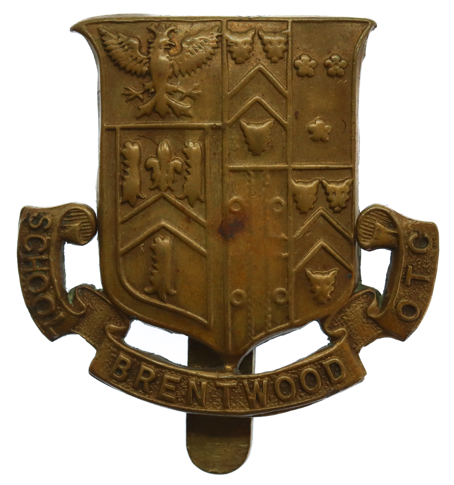 Brentwood School O.T.C. Cap Badge