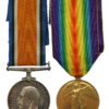 WW1 British War & Victory Medal Pair - Pte. M. Hawes, King's Royal Rifle Corps