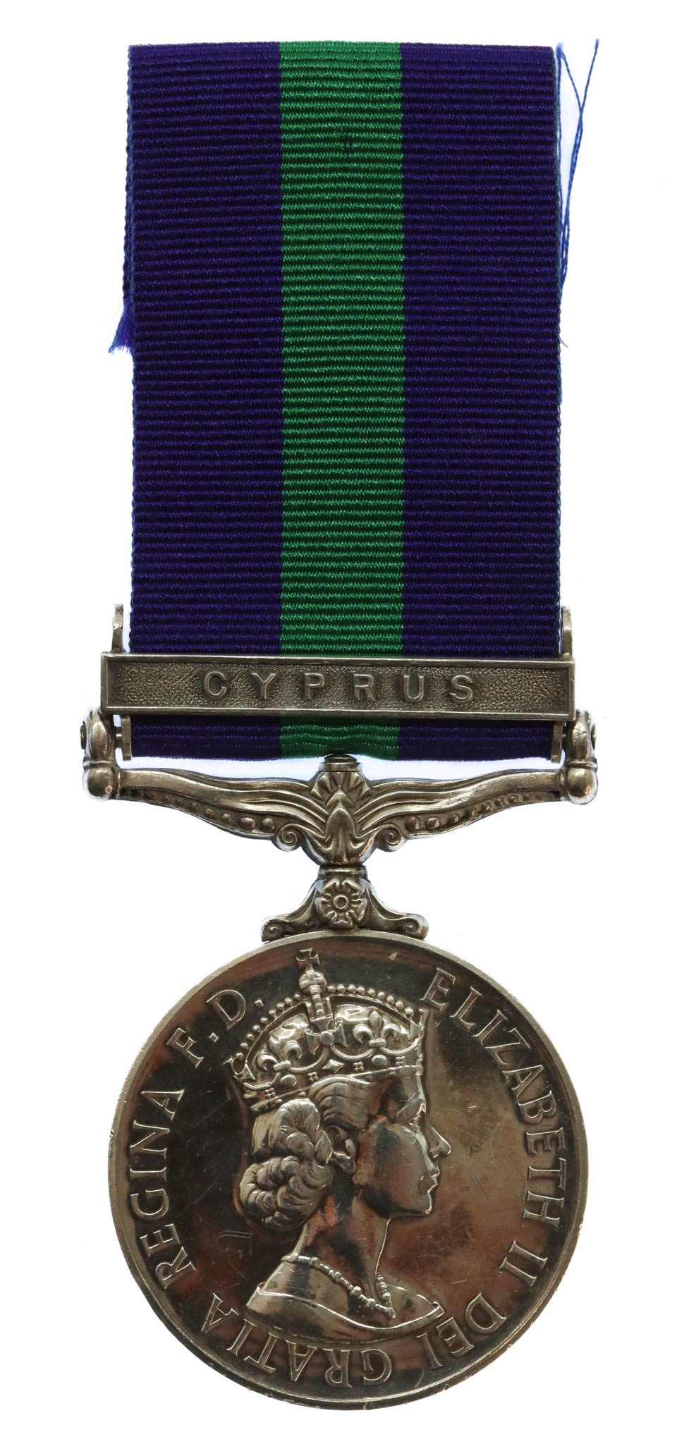 General Service Medal (Clasp - Cyprus) - Gnr. B.D. Stevens, Royal Artillery