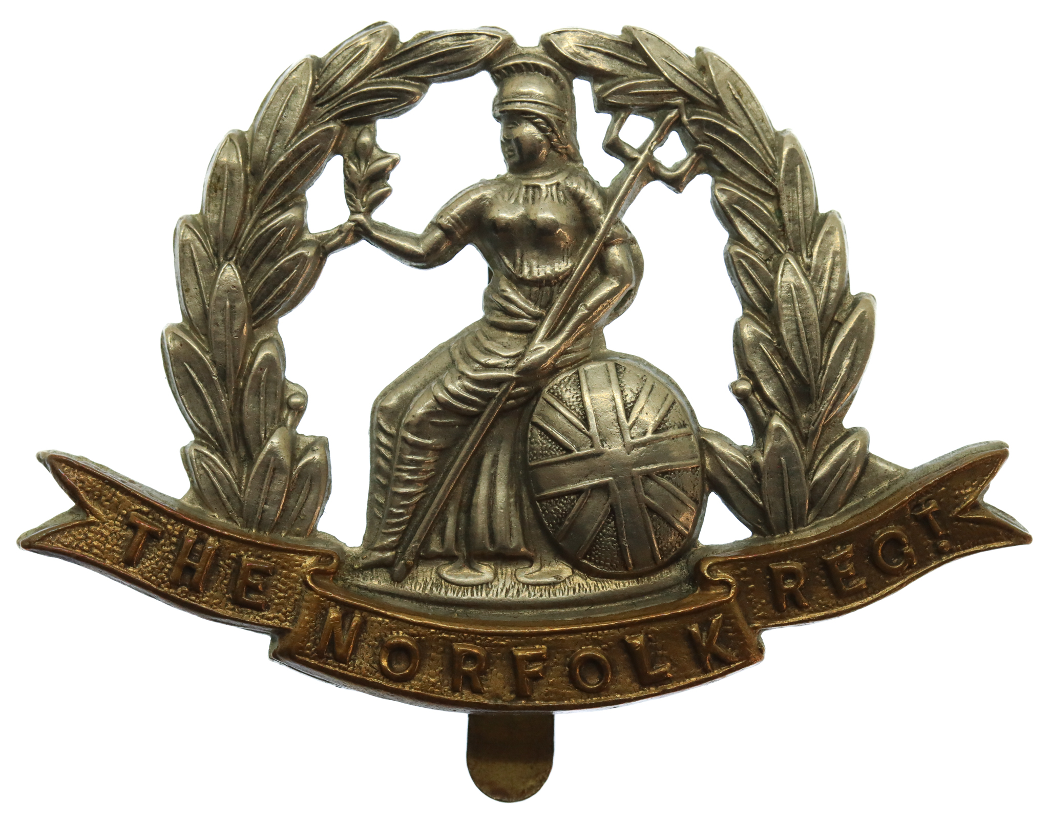 Norfolk Regiment Bi-Metal Cap Badge
