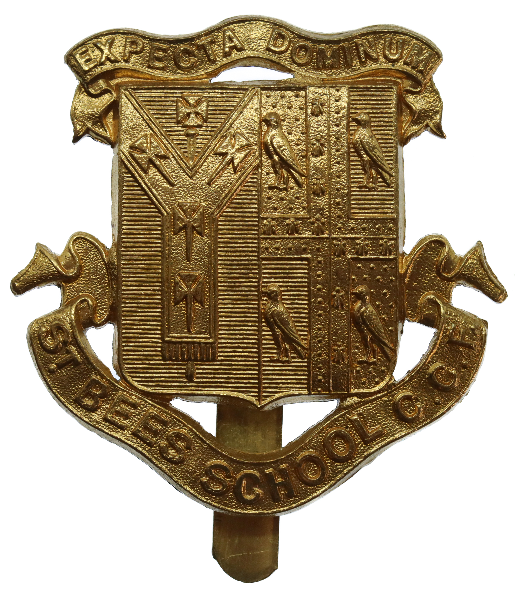 St. Bees School C.C.F. Cap Badge