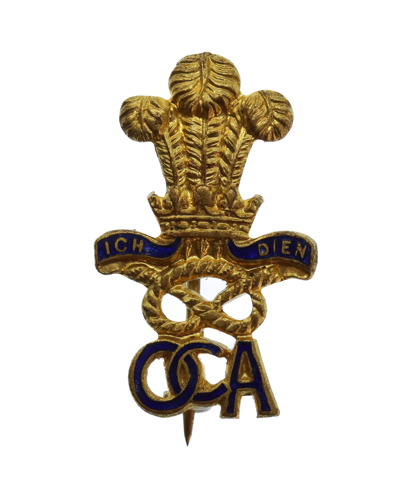 North Staffordshire Regiment Old Comrades Association Enamelled Lapel Badge