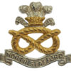 North Staffordshire Regiment Officer's Silvered & Gilt Cap Badge