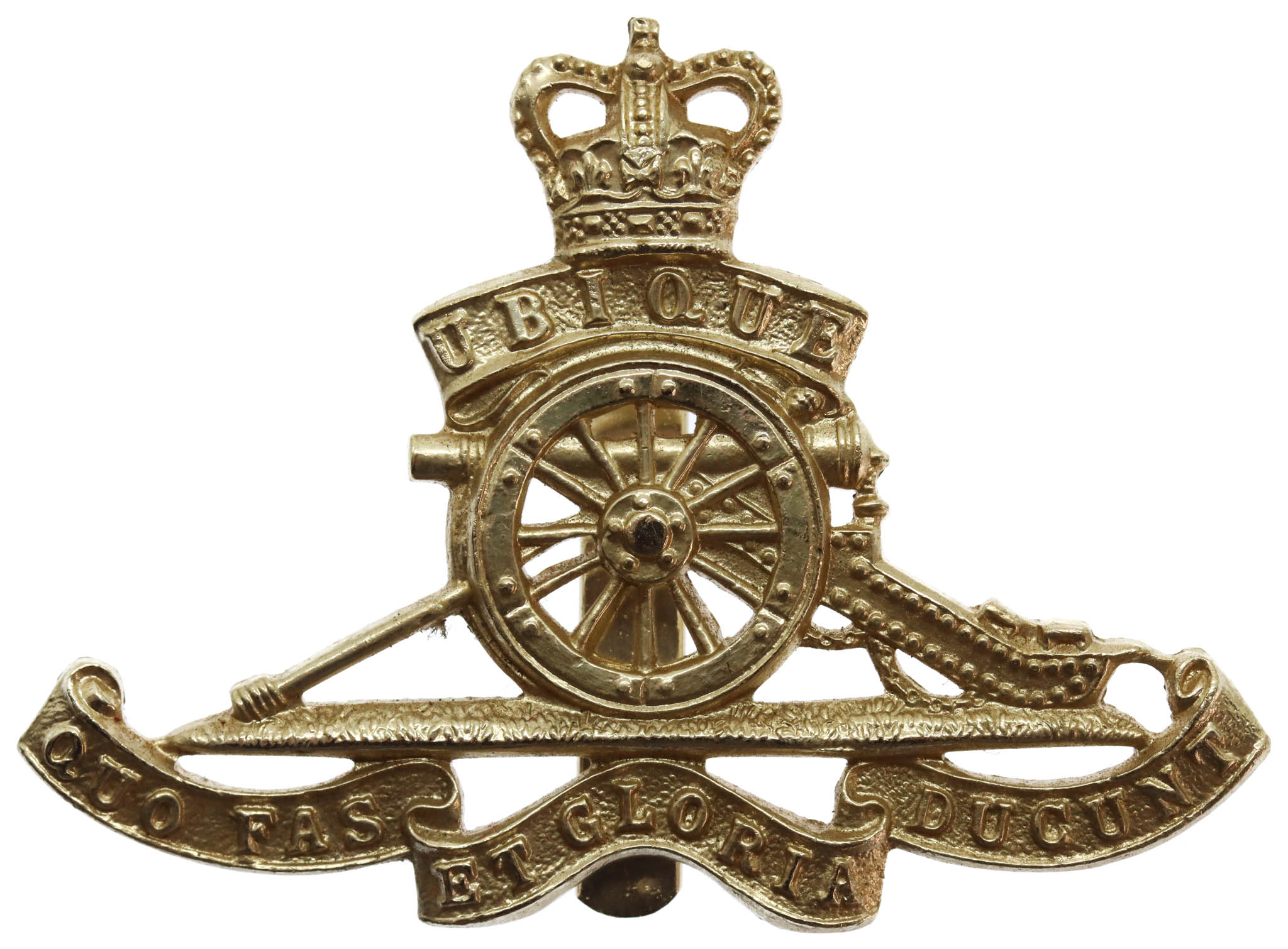 Royal Artillery Anodised (Staybrite) Cap Badge 