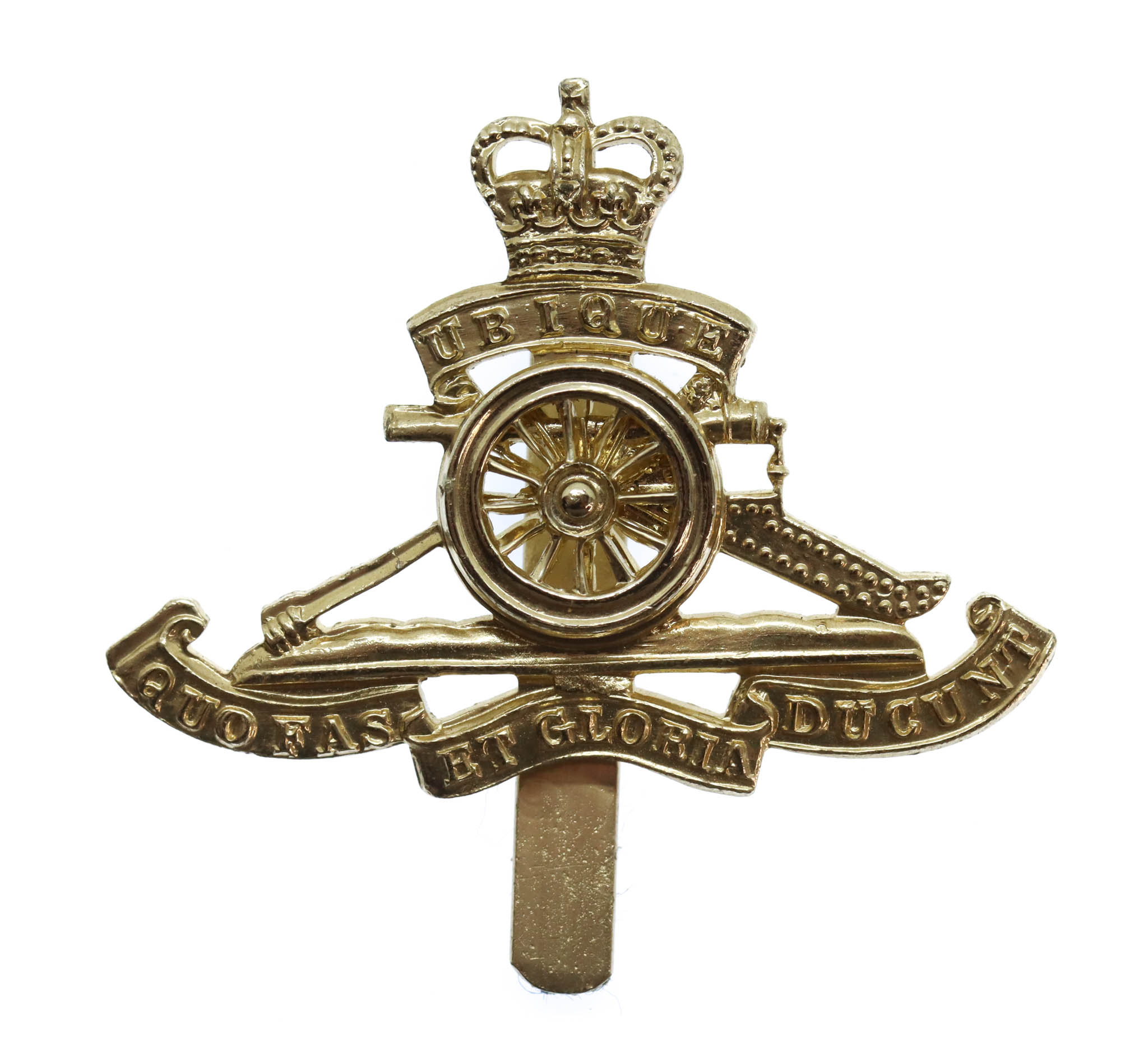 Royal Artillery Anodised (Staybrite) Beret Badge 