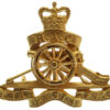 Honourable Artillery Company (H.A.C.) Officer's Gilt Cap Badge - Queen's Crown