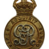 George V Royal Military College Sandhurst Officer Cadet Bi-metal Cap Badge