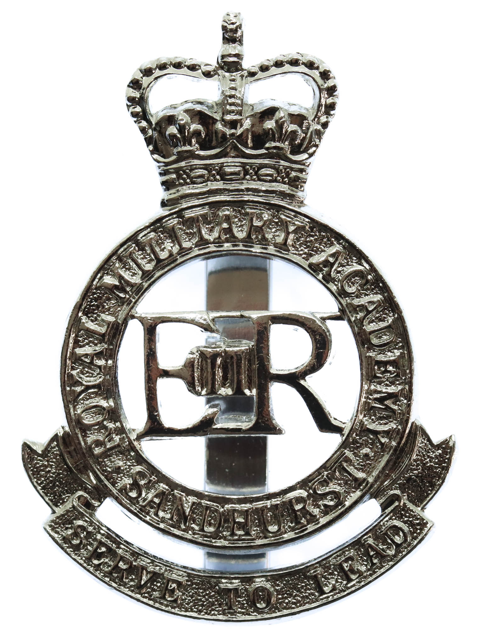 Royal Military Academy Sandhurst Anodised (Staybrite) Cap Badge