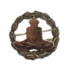 Royal Artillery Rose Gold on Sterling Silver Sweetheart Brooch