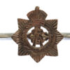 WW1 Army Service Corps (A.S.C.) Rose Gold on Sterling Silver Sweetheart Brooch