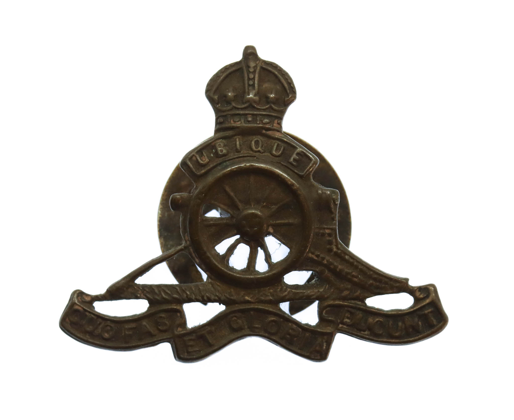 Royal Artillery Lapel Badge - King's Crown