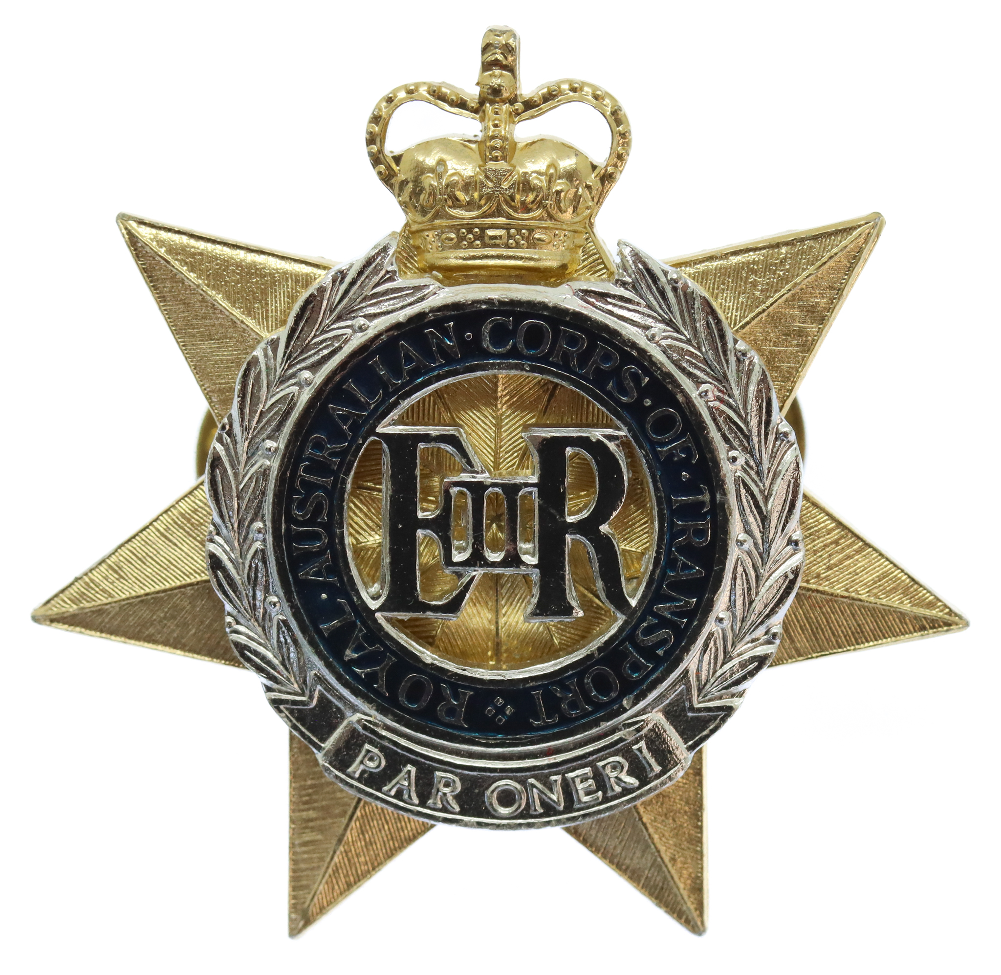 Royal Australian Corps of Transport Anodised (Staybrite) Cap Badge