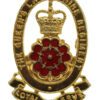 The Queen's Lancashire Regiment Metal & Enamel Cap Badge