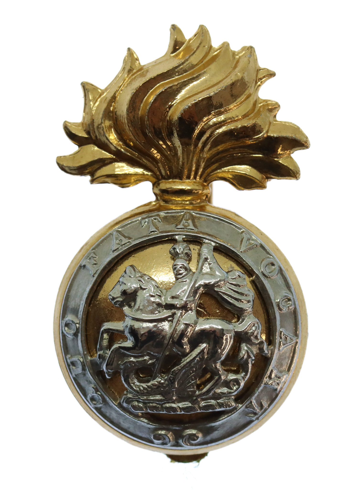 Royal Northumberland Fusiliers Anodised (Staybrite) Cap Badge