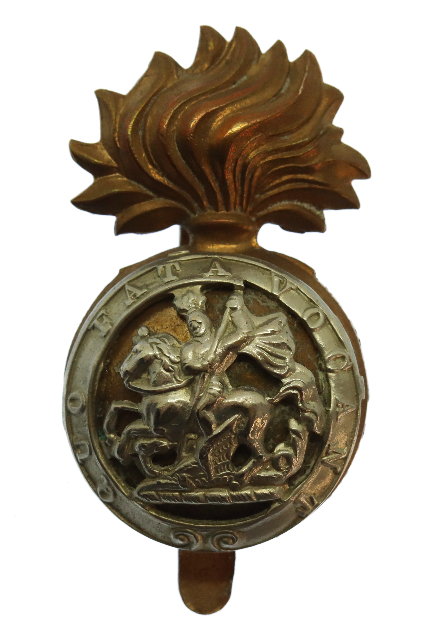 Royal Northumberland Fusiliers Bi-metal Cap Badge