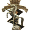 Royal Electrical & Mechanical Engineers (R.E.M.E.) Anodised (Staybrite) Cap Badge