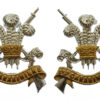 Pair of 3rd Carabiniers Officer's Collar Badges