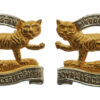 Pair of Royal Leicestershire Regiment Officer's Collar Badges