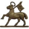 The Queen's (Royal West Surrey) Regiment WW2 Plastic Economy Cap Badge