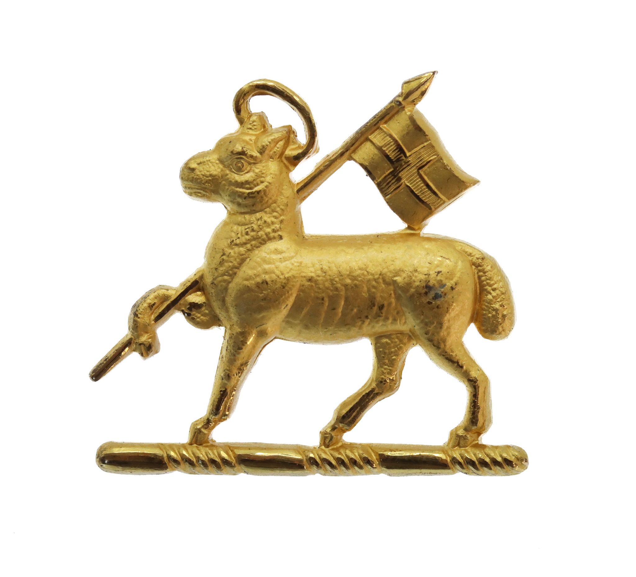 The Queen's (Royal West Surrey) Regiment Officer's Gilt Cap/Beret Badge