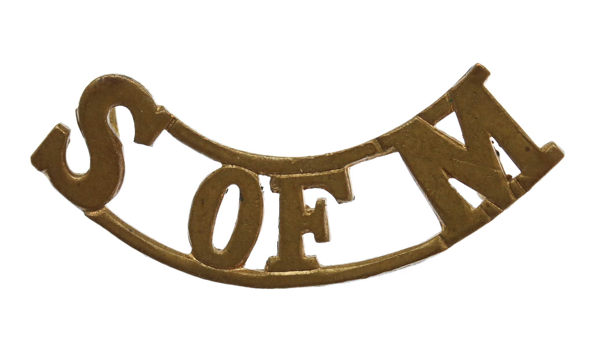 School of Musketry (S OF M) Shoulder Title