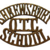 Shrewsbury School O.T.C. (SHREWSBURY/O.T.C./SCHOOL) Shoulder Title