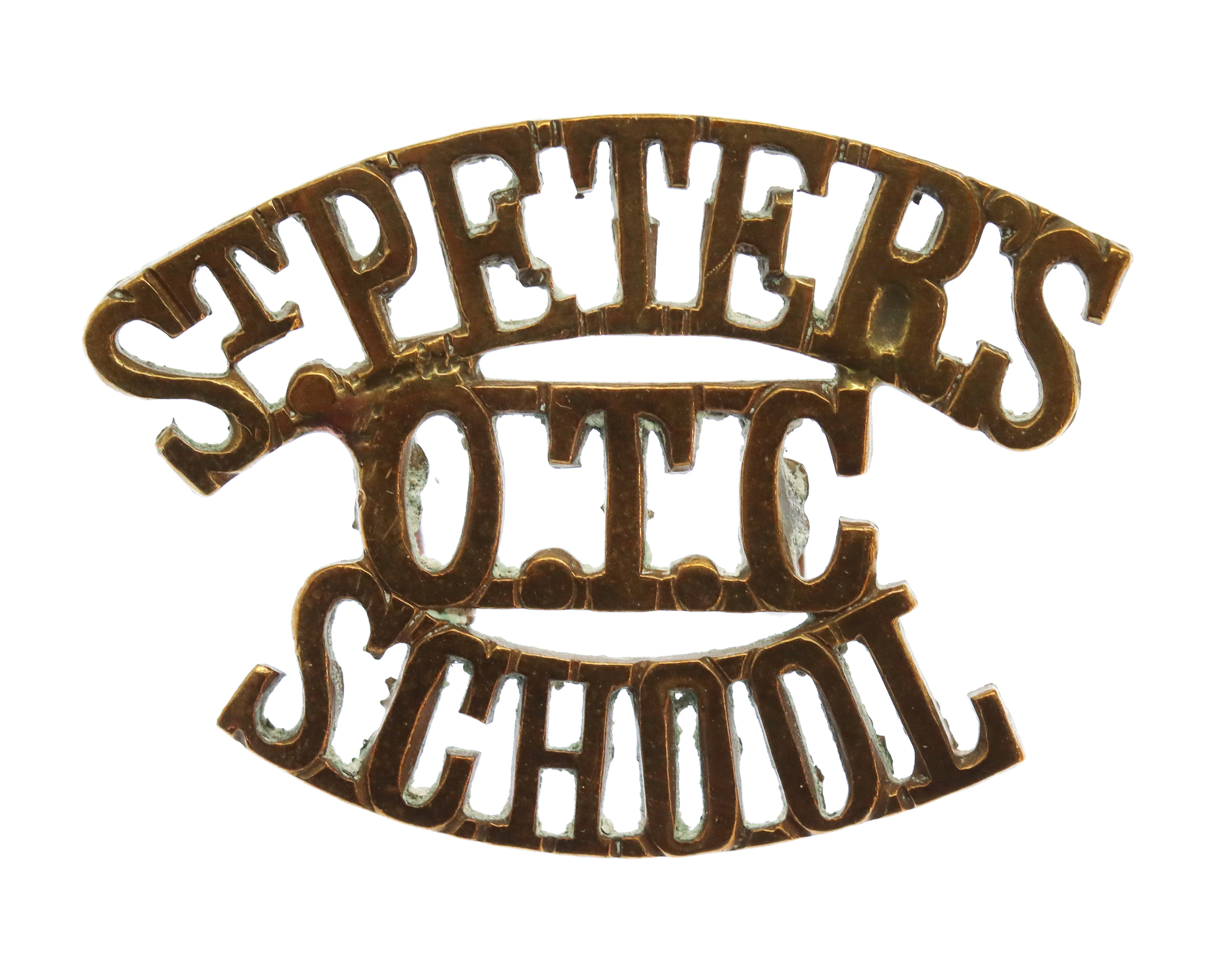 St Peter's School O.T.C. (St. PETER'S/O.C.T./SCHOOL) Shoulder Title