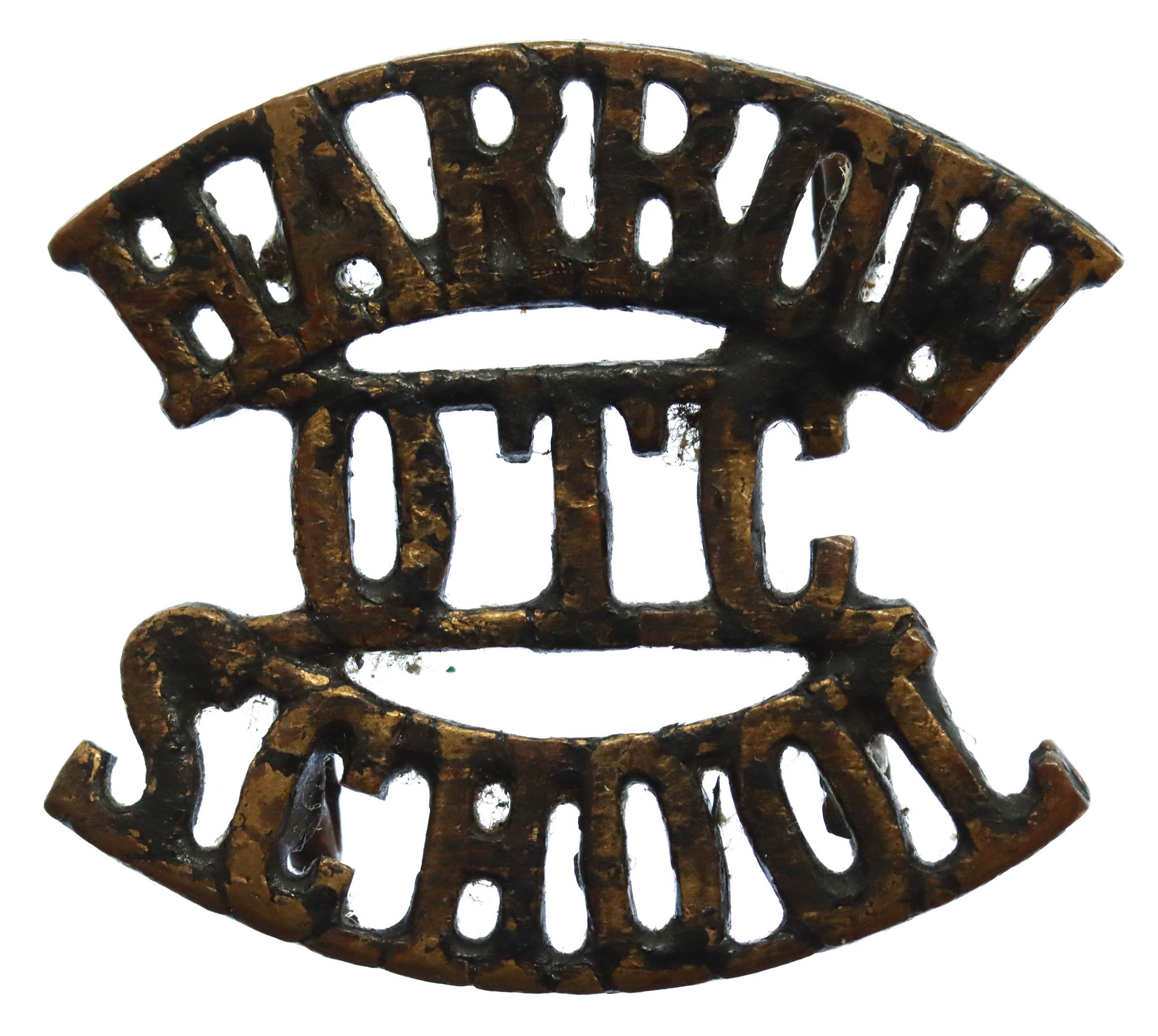 Harrow School O.T.C. (HARROW/O.T.C./SCHOOL) Shoulder Title