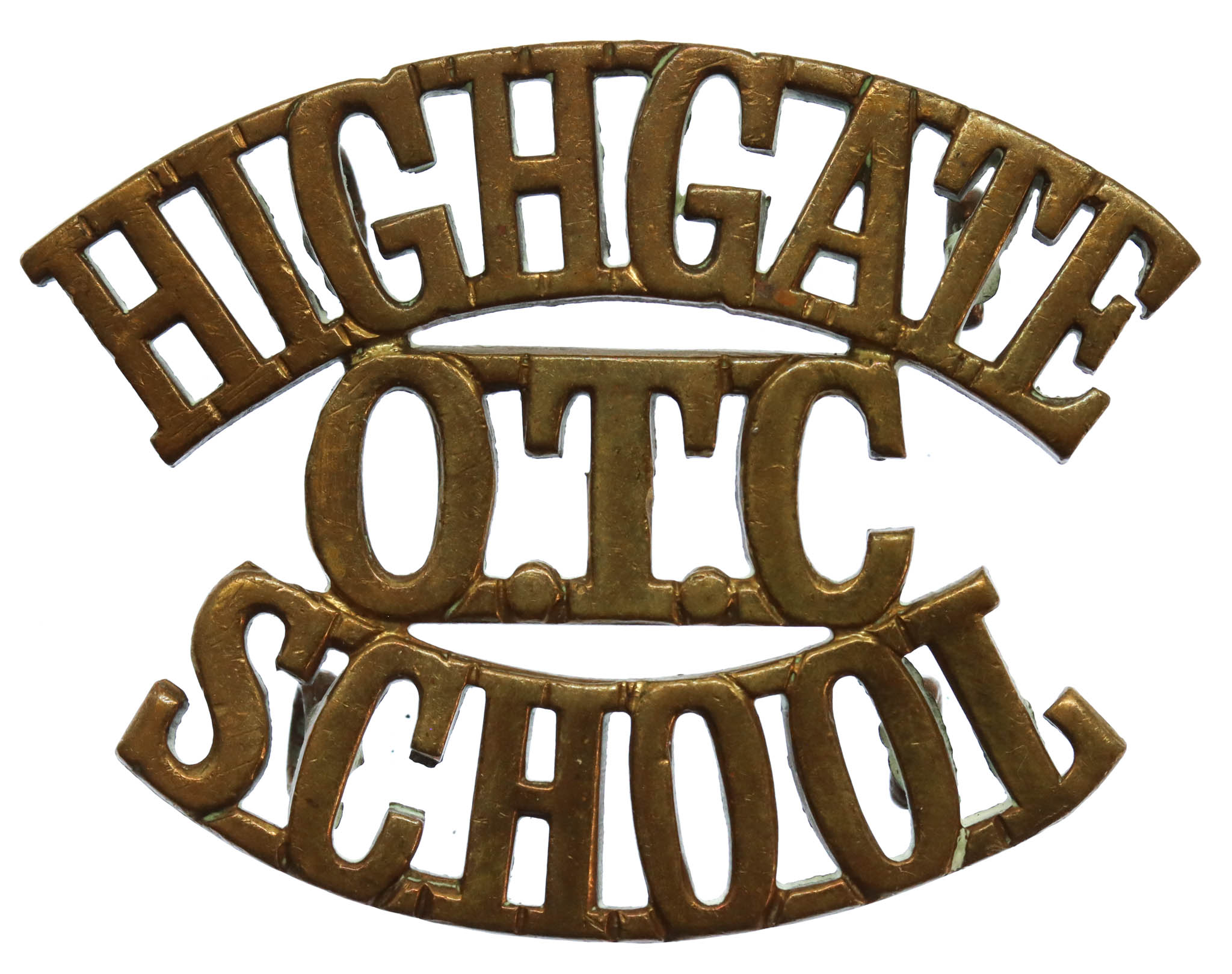 Highgate School O.T.C. (HIGHGATE/OTC/SCHOOL) Shoulder Title