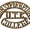 Hurstpierpoint College O.T.C. (HURSTPIERPOINT/O.T.C./COLLEGE) Shoulder Title