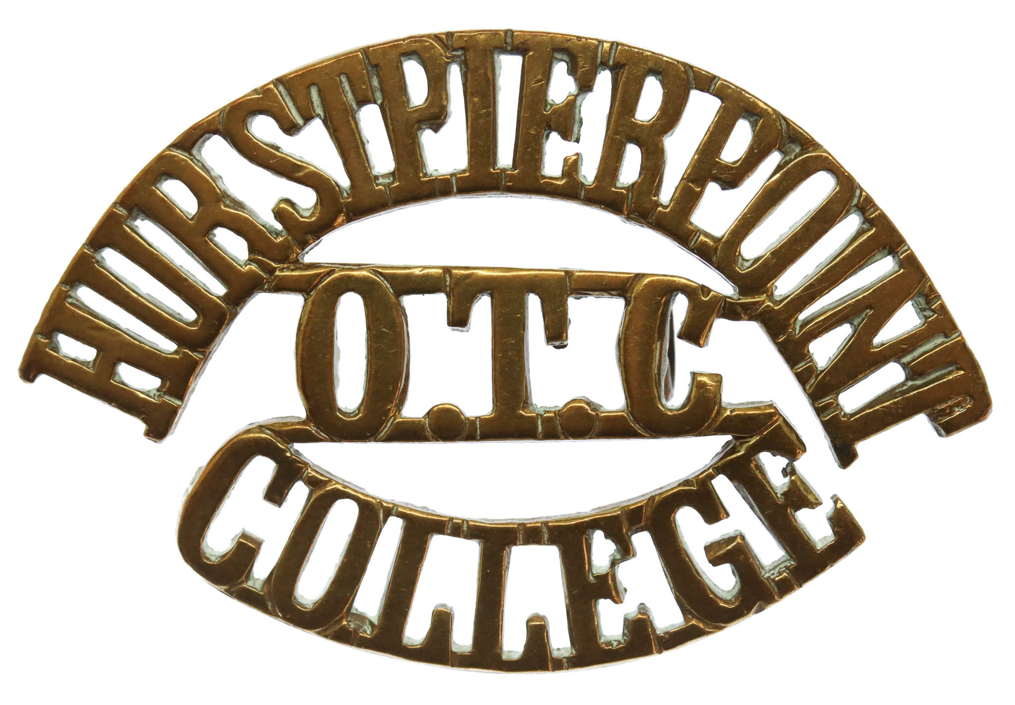Hurstpierpoint College O.T.C. (HURSTPIERPOINT/O.T.C./COLLEGE) Shoulder Title