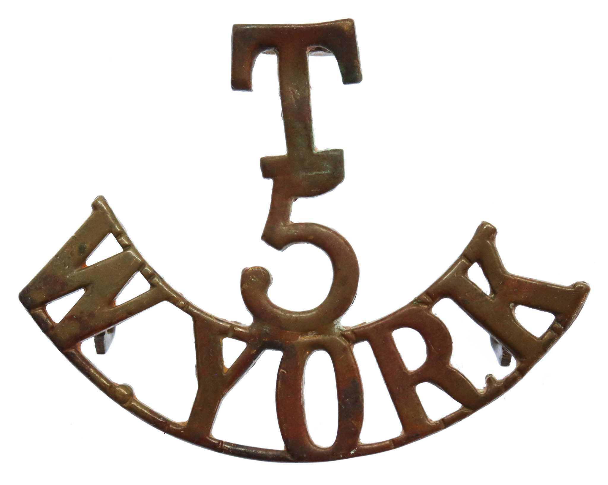 5th Territorial Bn. West Yorkshire Regiment (T/5/W.YORK) Shoulder Title