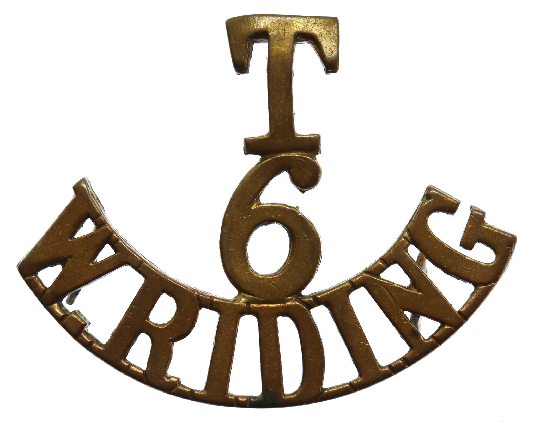 6th Territorial Bn. West Riding Regiment (T/6/W.RIDING) Shoulder Title
