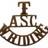 Army Service Corps Territorials West Riding Divisional Transport & Supply Columns (T/ASC/W.RIDING) Shoulder Title