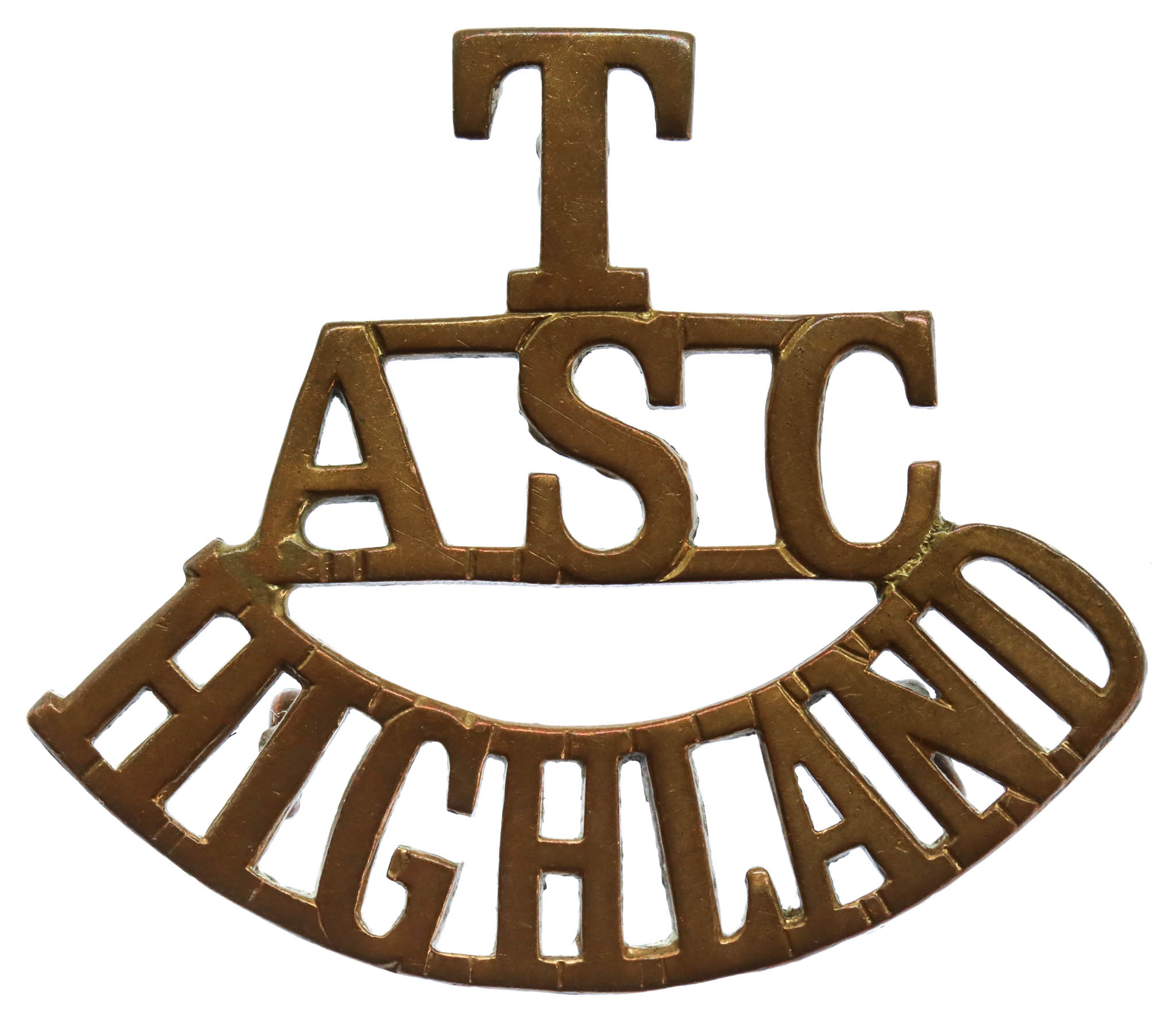 Army Service Corps Territorials Highland Divisional Transport & Supply Columns (T/ASC/HIGHLAND) Shoulder Title