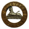 Gloucestershire Regiment Bi-metal Helmet Plate Centre