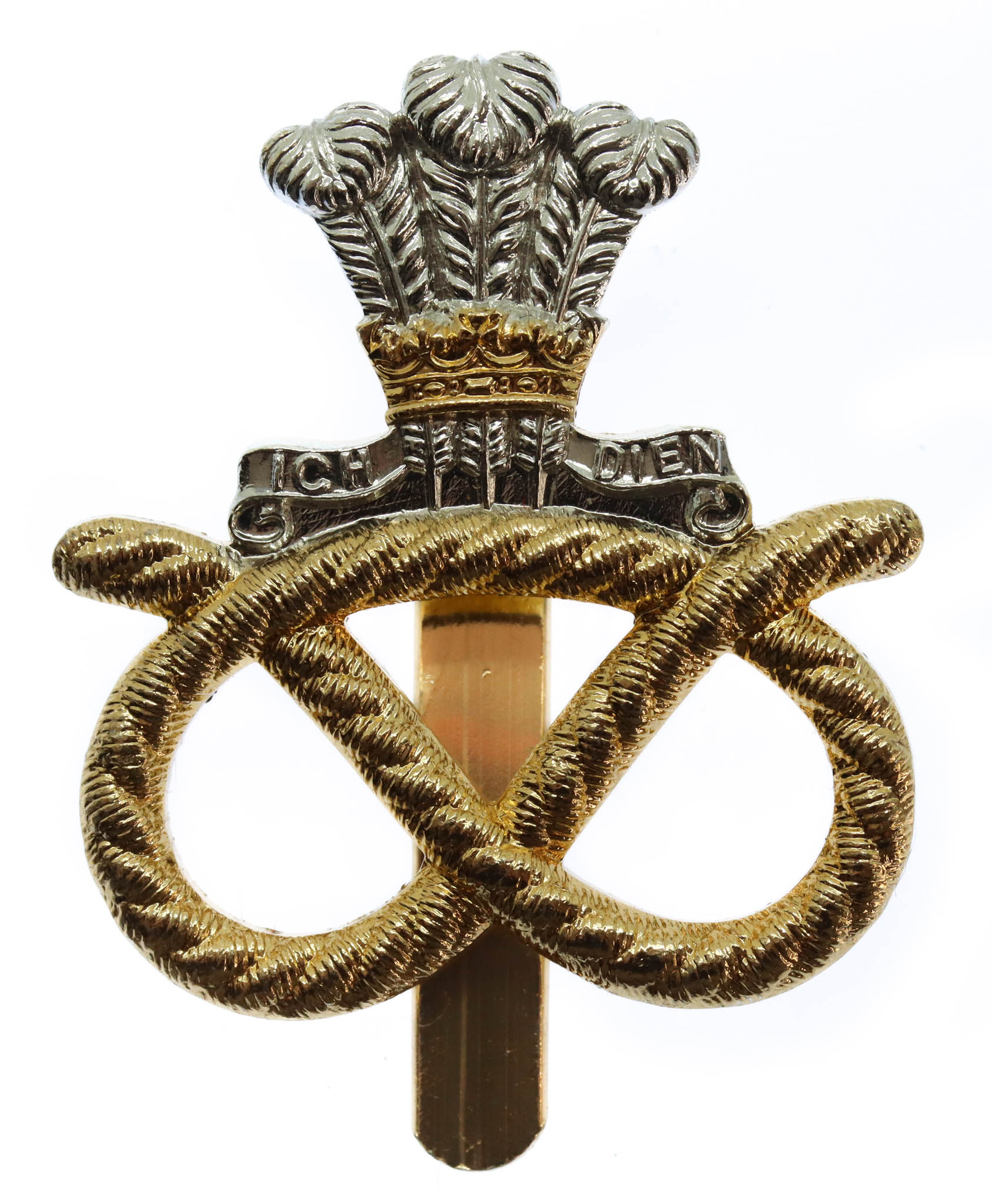 Staffordshire Regiment Anodised (Staybrite) Cap Badge