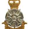 Yorkshire Brigade Officer's Cap Badge - Queen's Crown