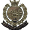 Royal Hong Kong Police Enamelled Cap Badge - Queen's Crown