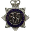 Sovereign Base Areas Police, Cyprus Enamelled Cap Badge - Queen's Crown