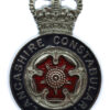 Lancashire Constabulary Enamelled Cap Badge - Queen's Crown
