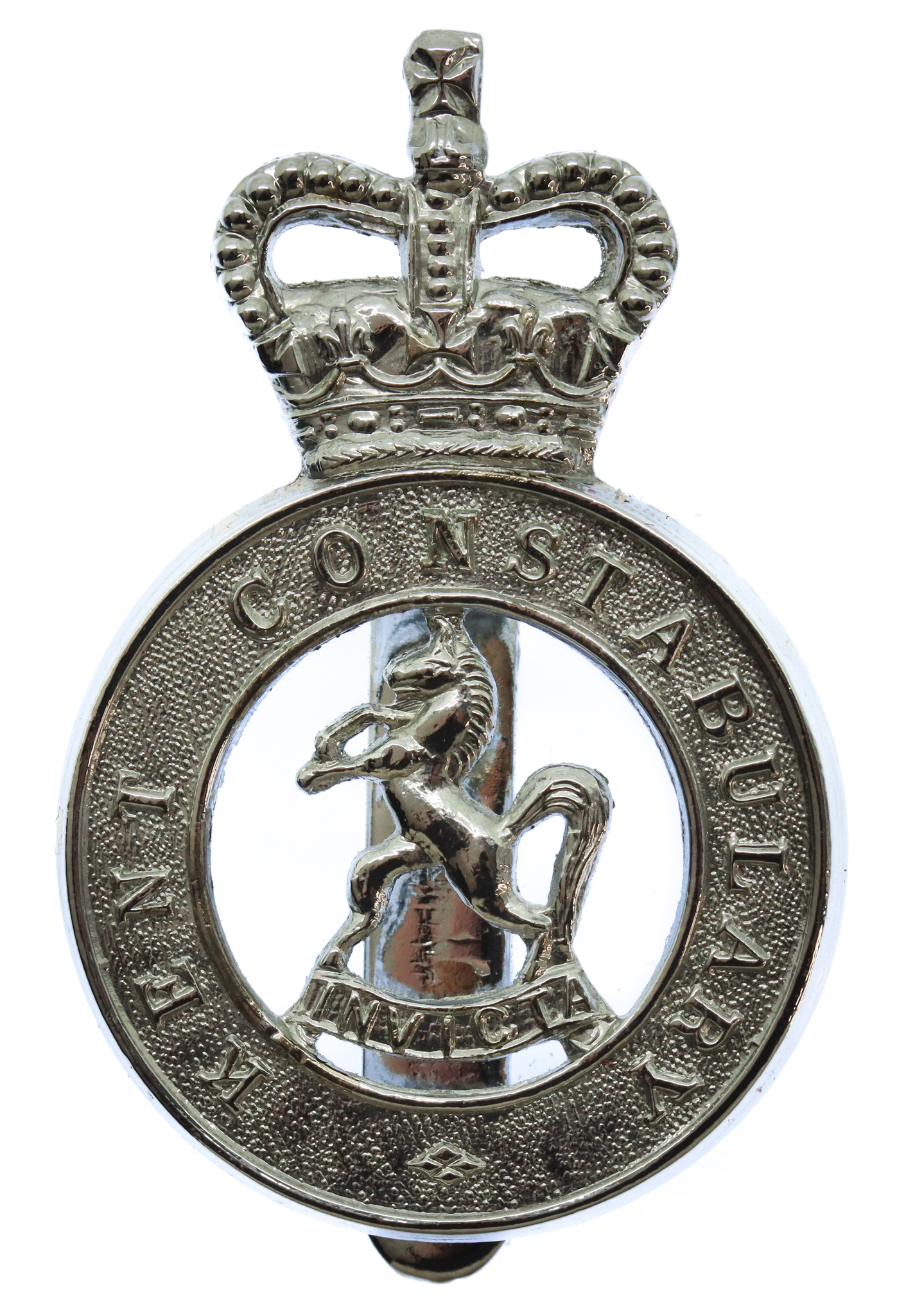 Kent Constabulary Cap Badge - Queen's Crown