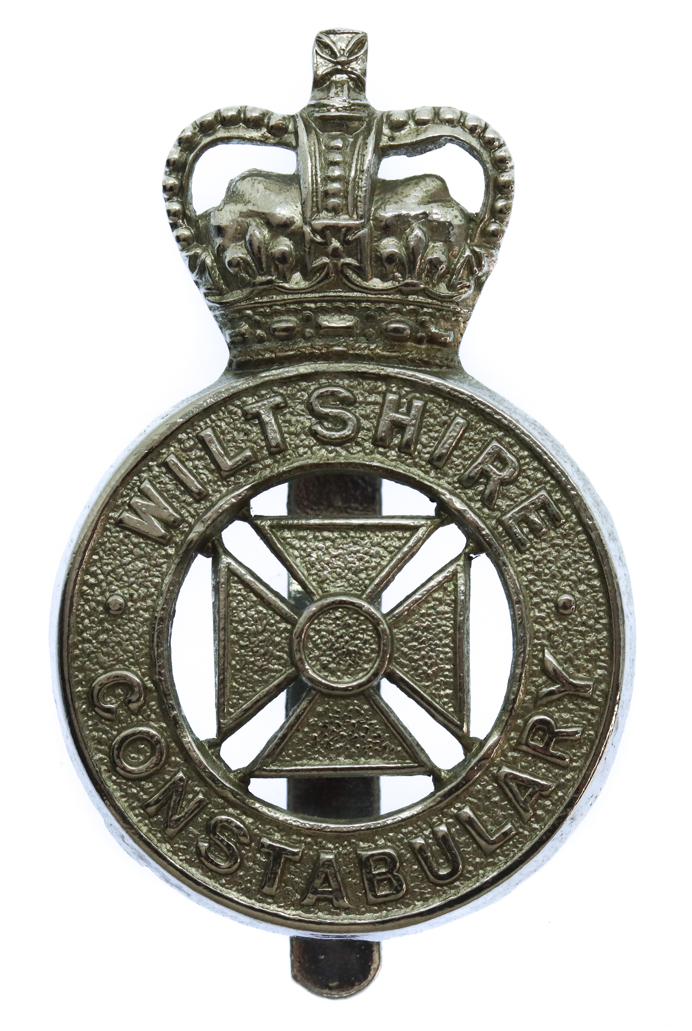 Wiltshire Constabulary Cap Badge - Queen's Crown