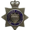 Manchester City Police Senior Officer's Enamelled Cap Badge - Queen's Crown 