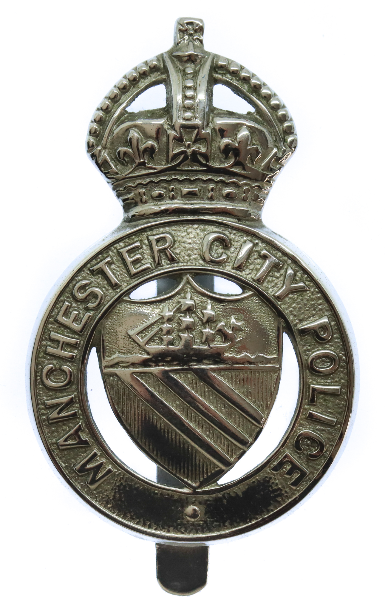 Manchester City Police Cap Badge - King's Crown
