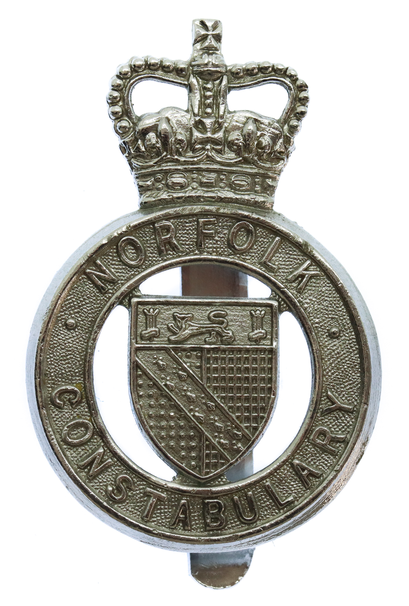 Norfolk Constabulary Cap Badge - Queen's Crown