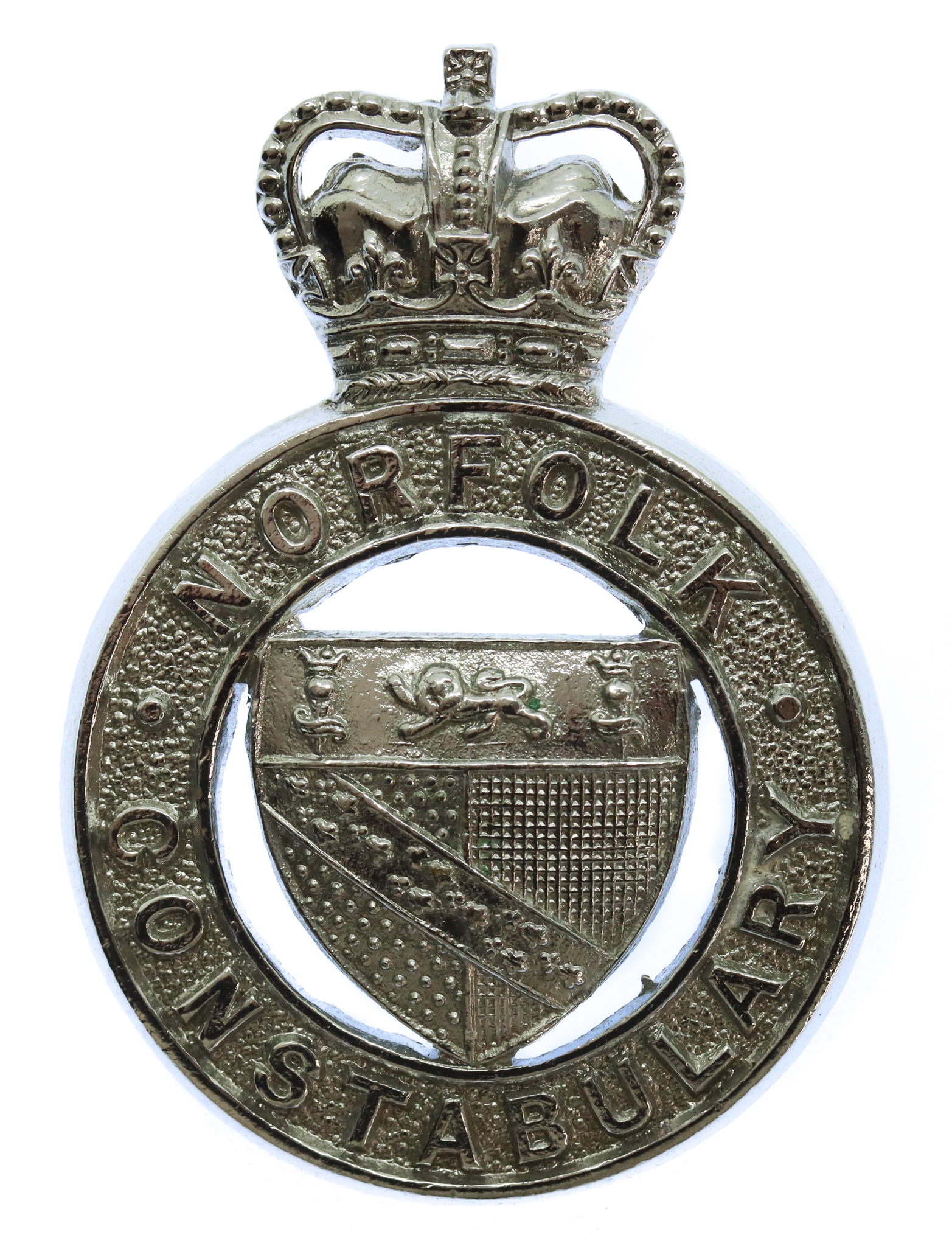 Norfolk Constabulary Cap Badge - Queen's Crown