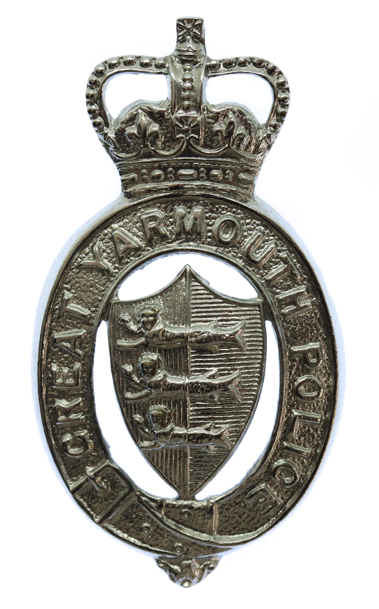 Great Yarmouth Police Cap Badge - Queen's Crown