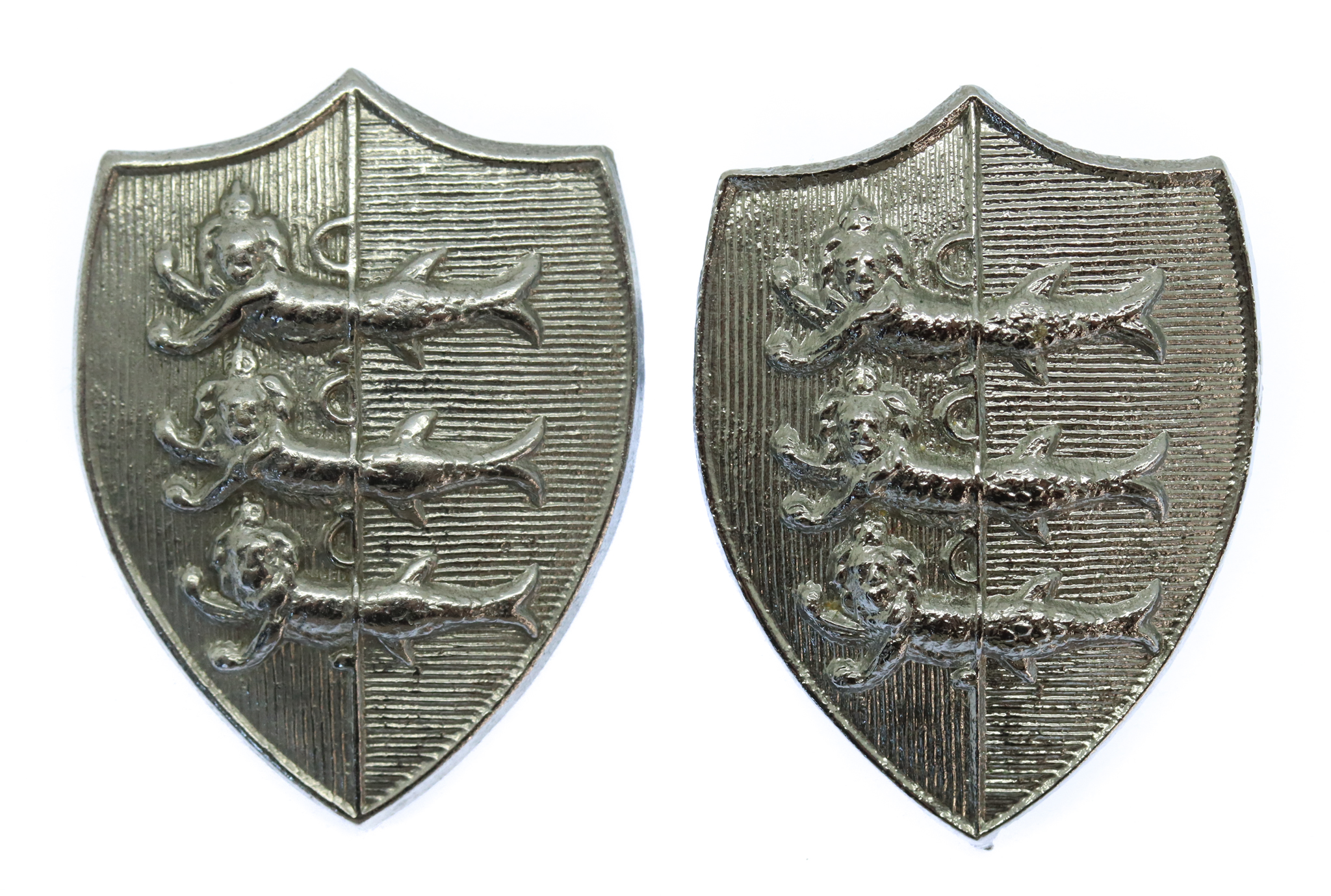 Pair of Great Yarmouth Police Collar Badges