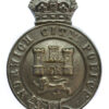 Norwich City Police Chrome Helmet Plate - King's Crown